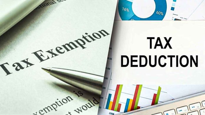 Tax Exemption and Tax Deduction